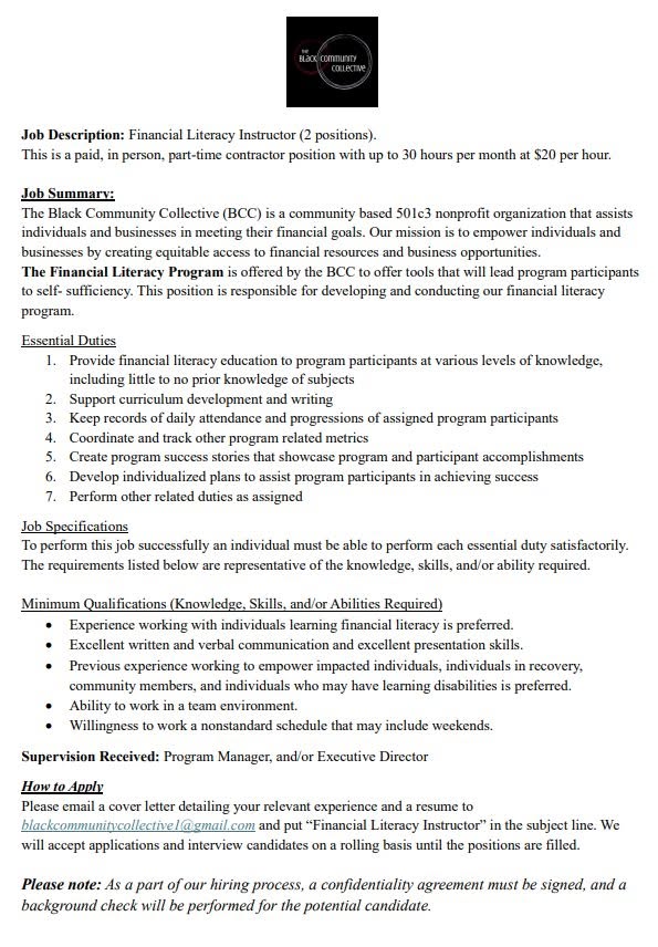 Job Description